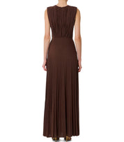 ELISABETTA FRANCHI RED CARPET COFFEE DRESS