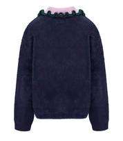 ESSENTIEL JARDENER BLUE CARDIGAN