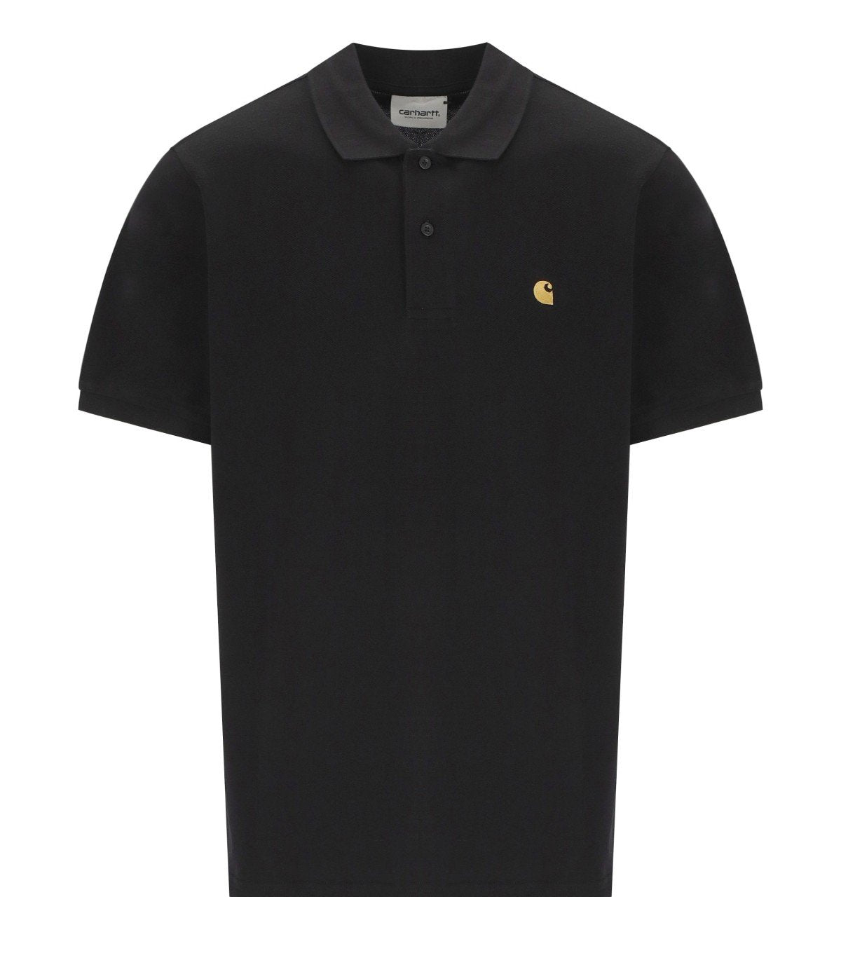 POLO PIQUE S/S CHASE NOIR CARHARTT WIP