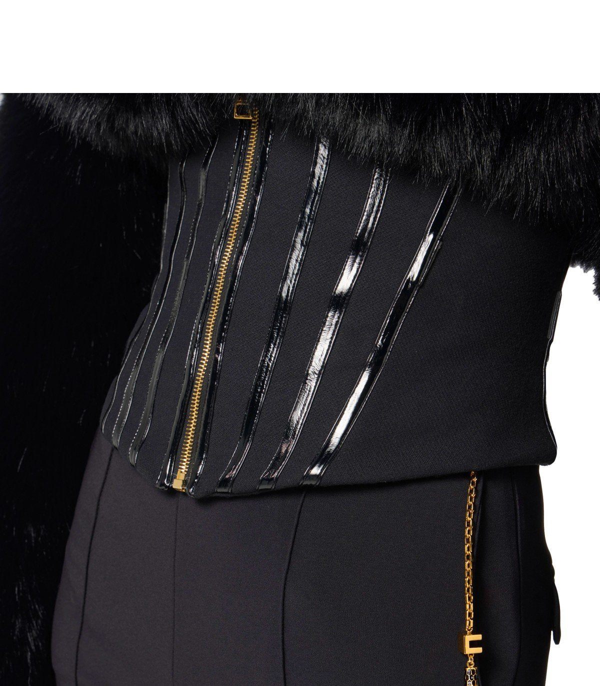 PANTALÓN FLARE NEGRO ELISABETTA FRANCHI