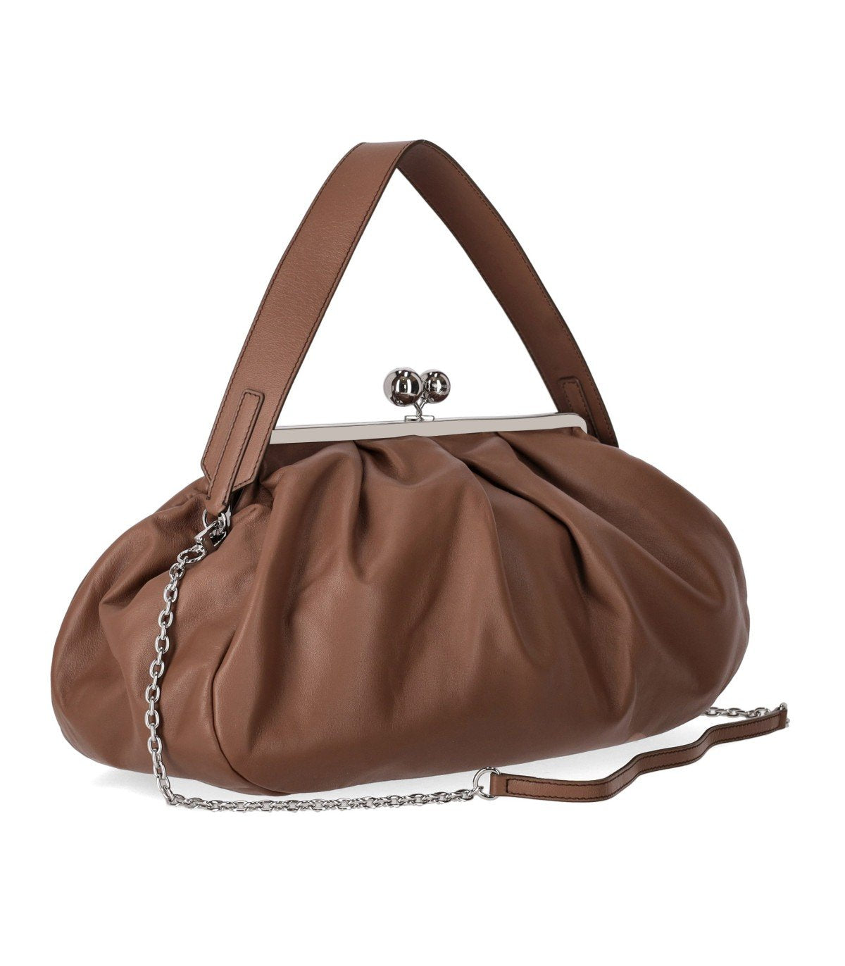 MAX MARA WEEKEND PASTICCINO PROVINO LARGE HELLBRAUNER CLUTCH