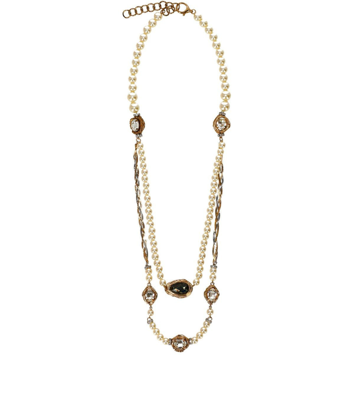 MAX MARA WEEKEND OMBROSA WHITE NECKLACE