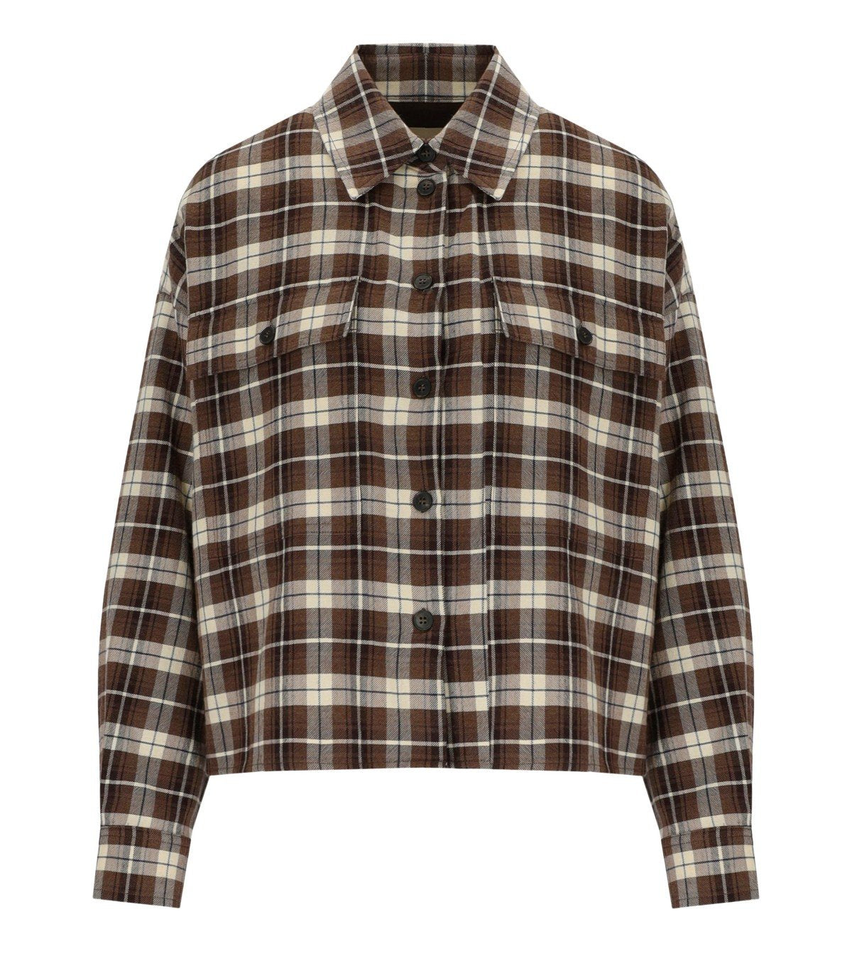 CAMICIA BERLINA CHECK MARRONE MAX MARA WEEKEND