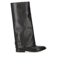 STRATEGIA SCHWARZER-STIEFEL MIT GAMASCHE - 37