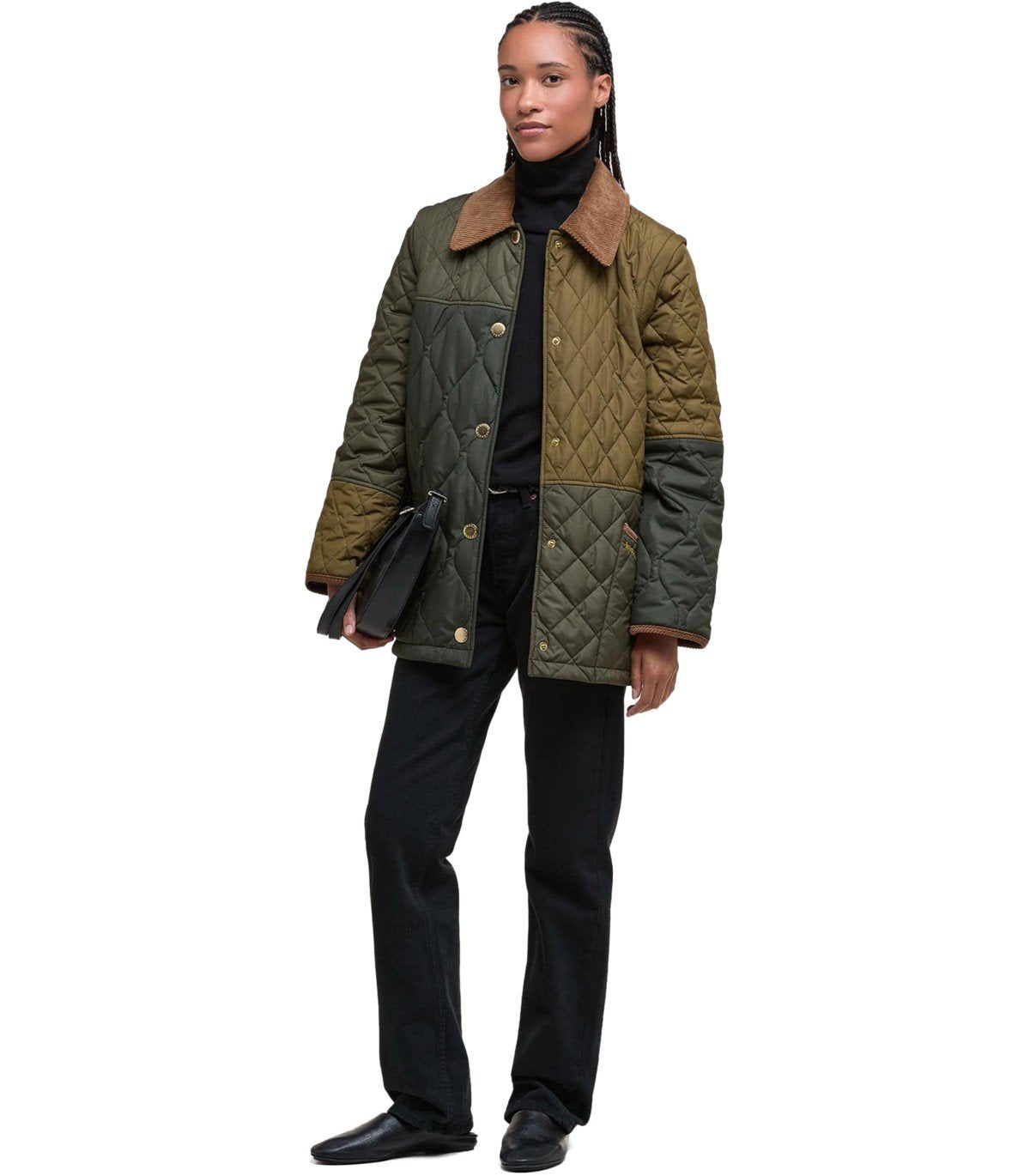 BARBOUR LORRIE QUILTED GRÜNE JACKE