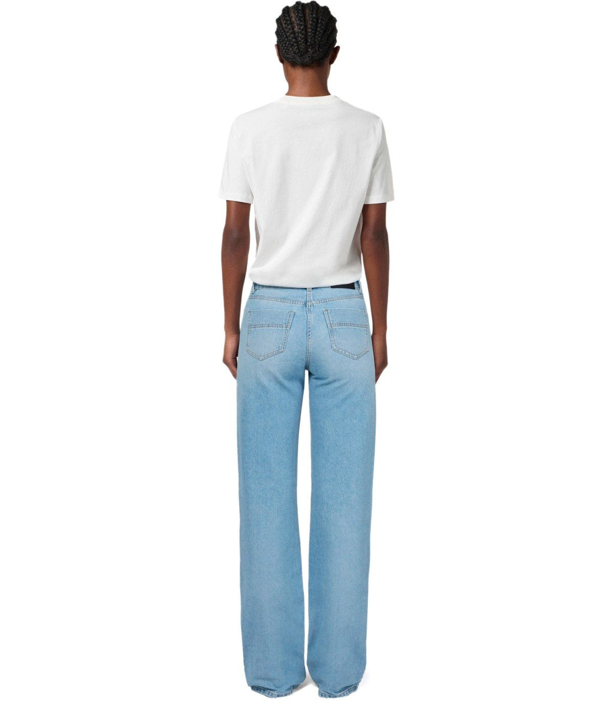 ELISABETTA FRANCHI WHITE T-SHIRT WITH LOGO