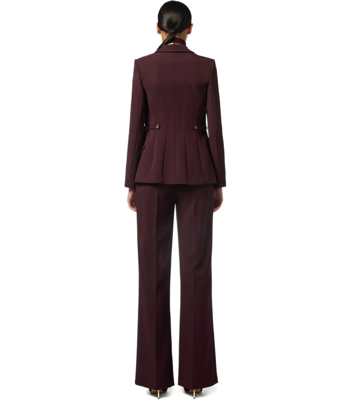 CHAQUETA DE BOTONADURA SENCILLA MERLOT ELISABETTA FRANCHI