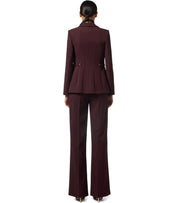 CHAQUETA DE BOTONADURA SENCILLA MERLOT ELISABETTA FRANCHI