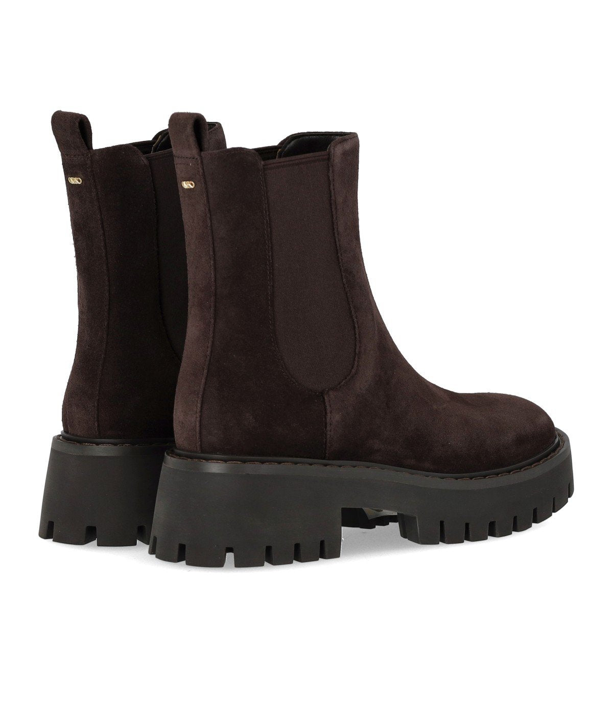 MICHAEL KORS ASHER DUNKELBRAUNE CHELSEA STIEFELETTE