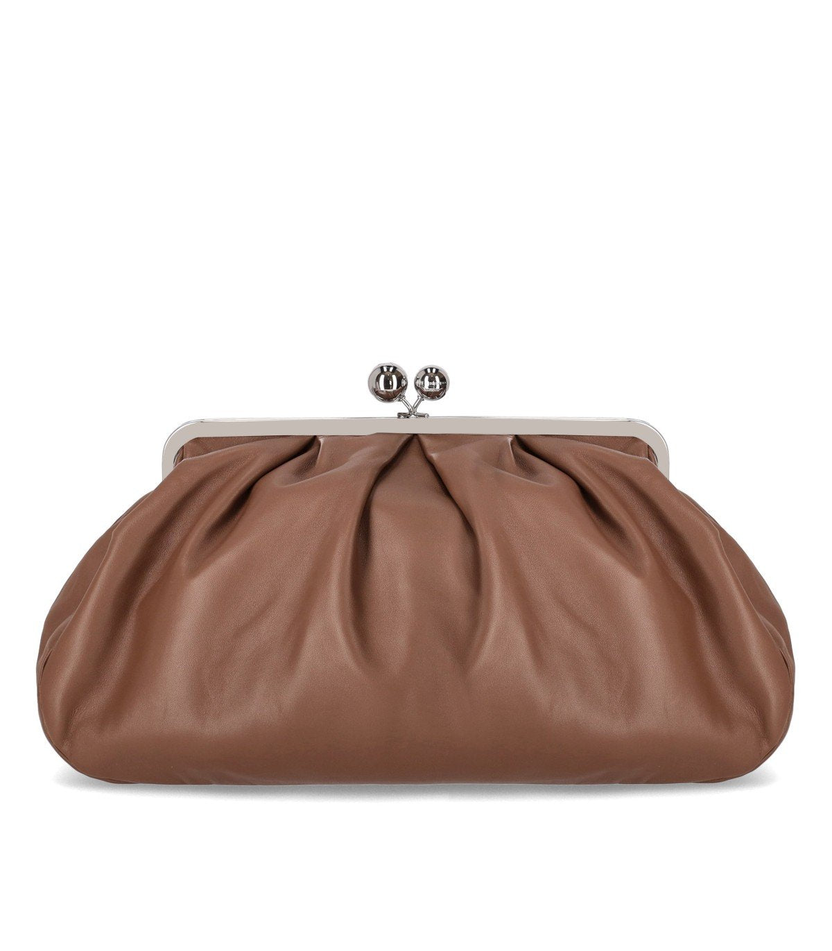 MAX MARA WEEKEND PASTICCINO PROVINO LARGE HELLBRAUNER CLUTCH