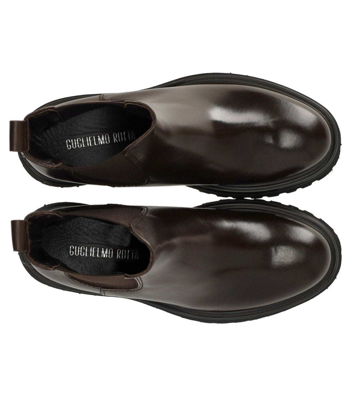 GUGLIELMO ROTTA WORMS CHOCOLATE CHELSEA BOOT
