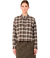 CAMICIA BERLINA CHECK MARRONE MAX MARA WEEKEND