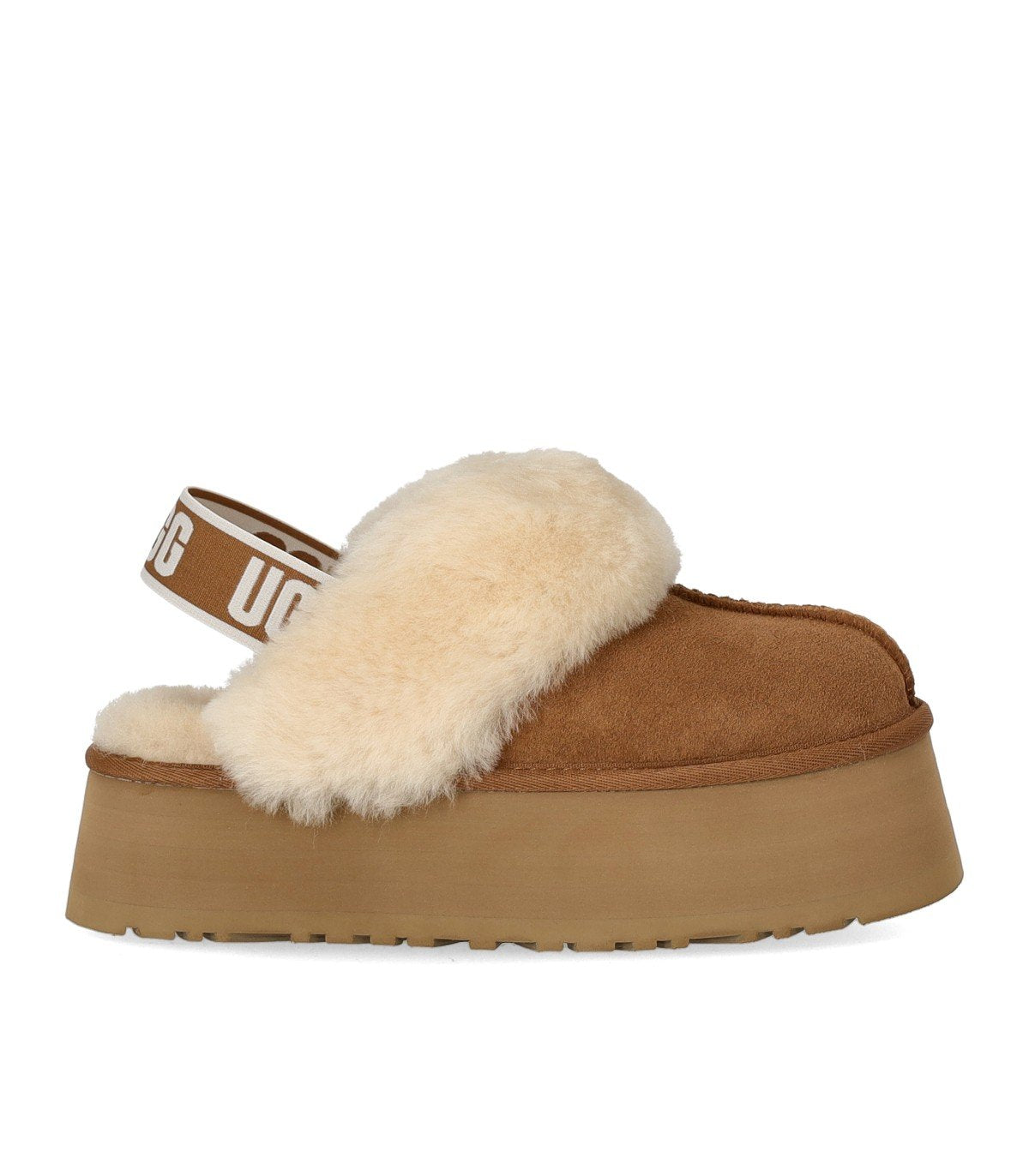 UGG FUNKETTE CHESTNUT SLIPPER