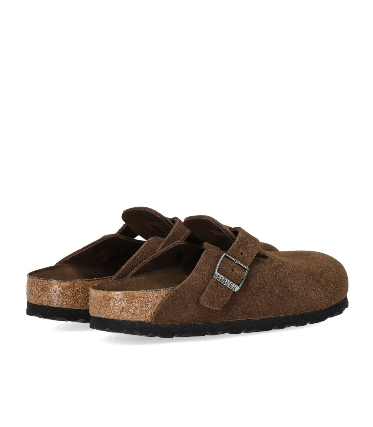 BIRKENSTOCK BOSTON SOFT FOOTBED SUEDE CARAFE TONAL CLOG
