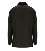 BARBOUR ASHBY WAX OLIVGRÜNE JACKE