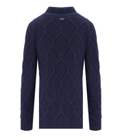 PULL À COL ROULÉ BURNE ROLL BLEU BARBOUR