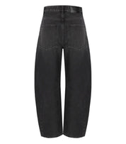 MAX MARA WEEKEND DOUGLAS ZWART BARREL JEANS