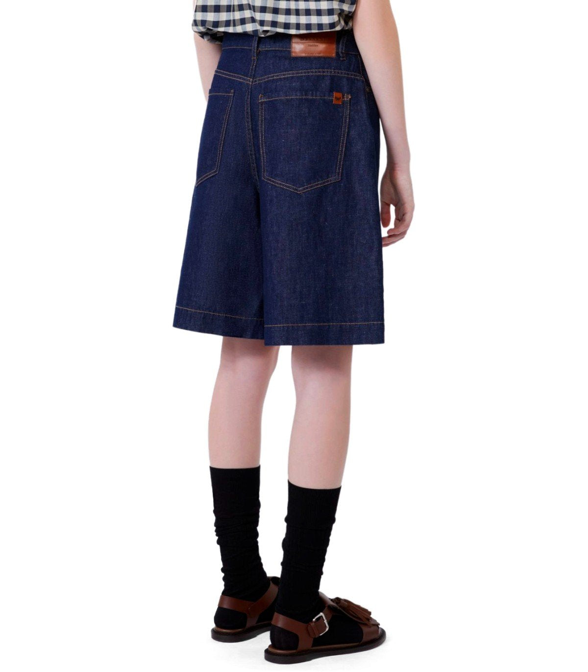 MAX MARA WEEKEND OZONO BLUE BERMUDA SHORTS
