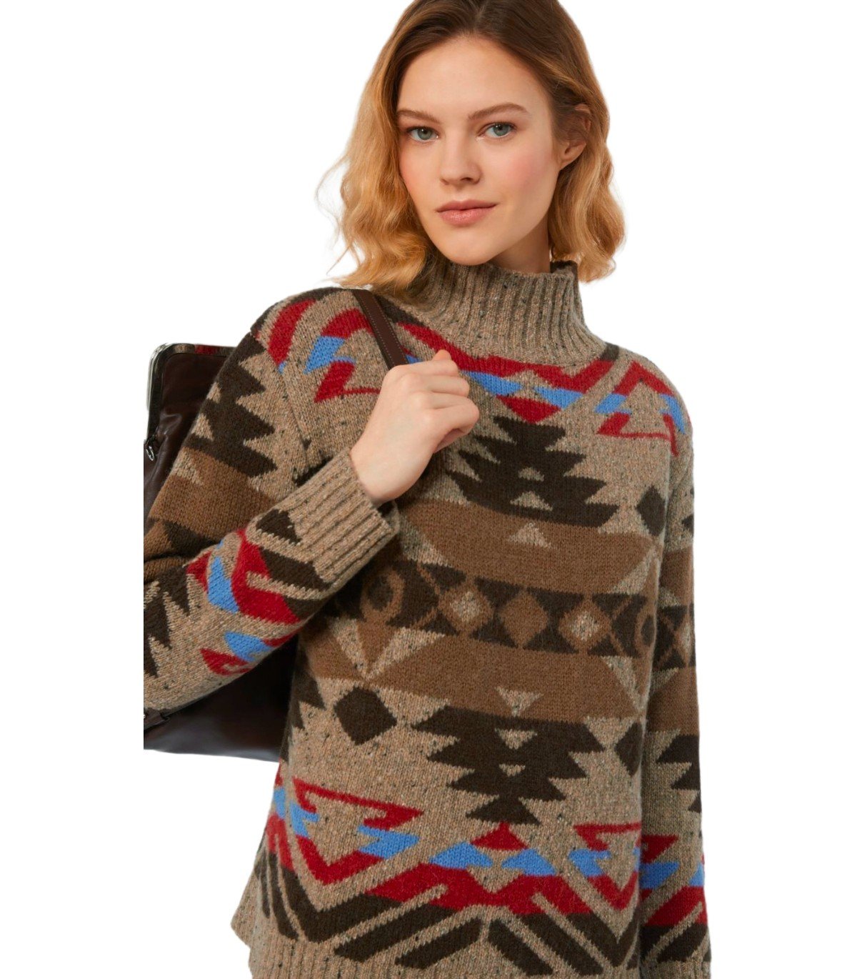 MAGLIONE LUPETTO ERITREA MARRONE MAX MARA WEEKEND