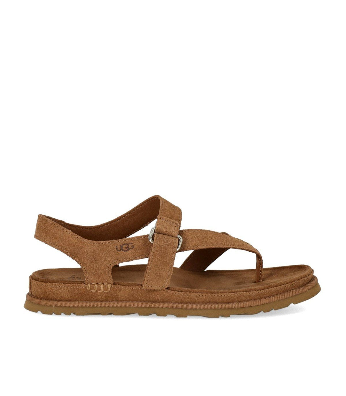 UGG GOLDENGAZE TOE POST CHESTNUT SANDAL
