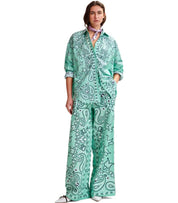 ESSENTIEL ANTWERP HINTWERPEN AQUA GREEN PANTS