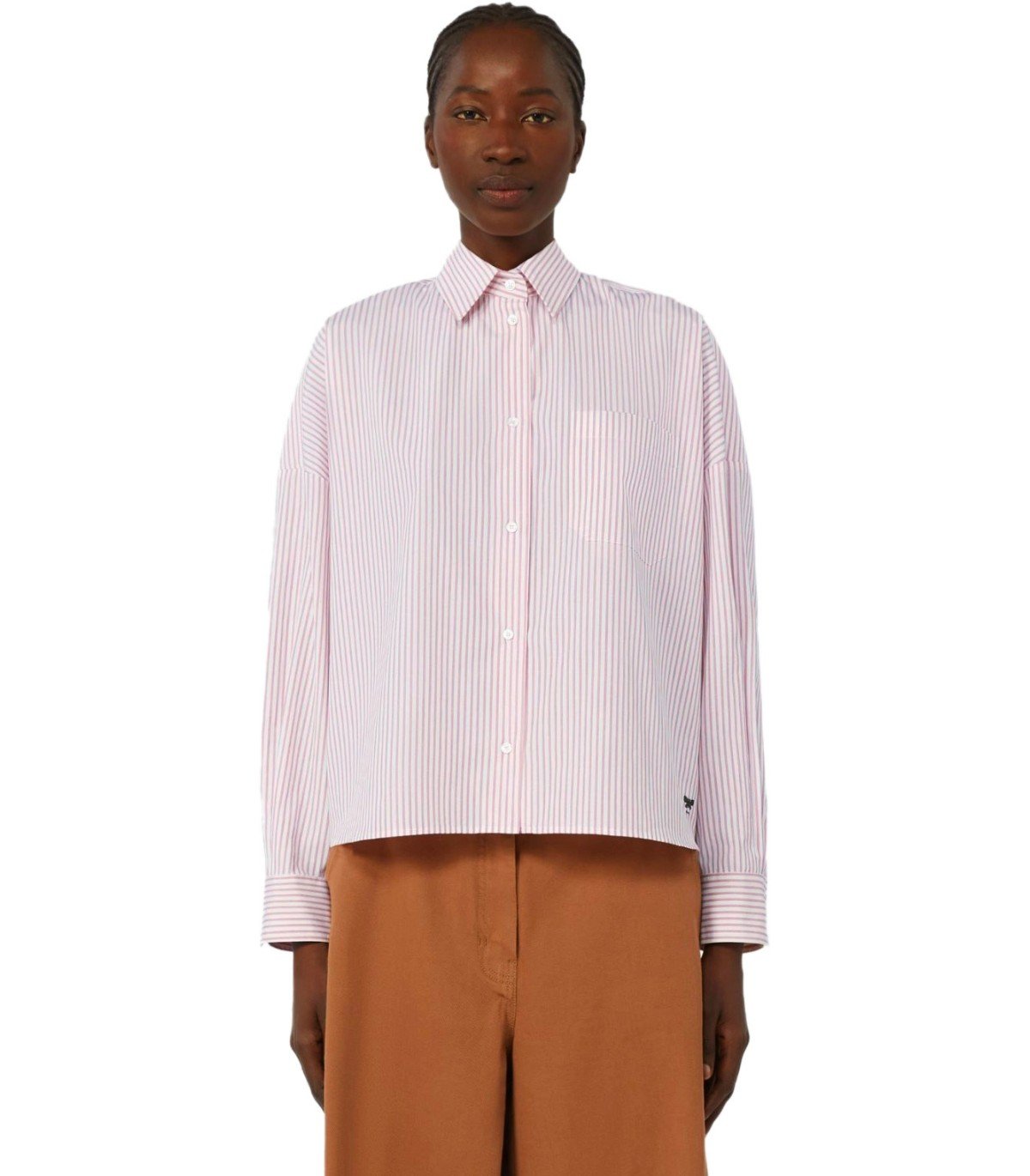 CHEMISE À RAYURES AUREO ROSE MAX MARA WEEKEND