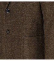 BOB DOVER BROWN SINGLE-BREASTED JACKET