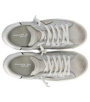 BASKETS PRSX LOW METAL ARGENT PHILIPPE MODEL