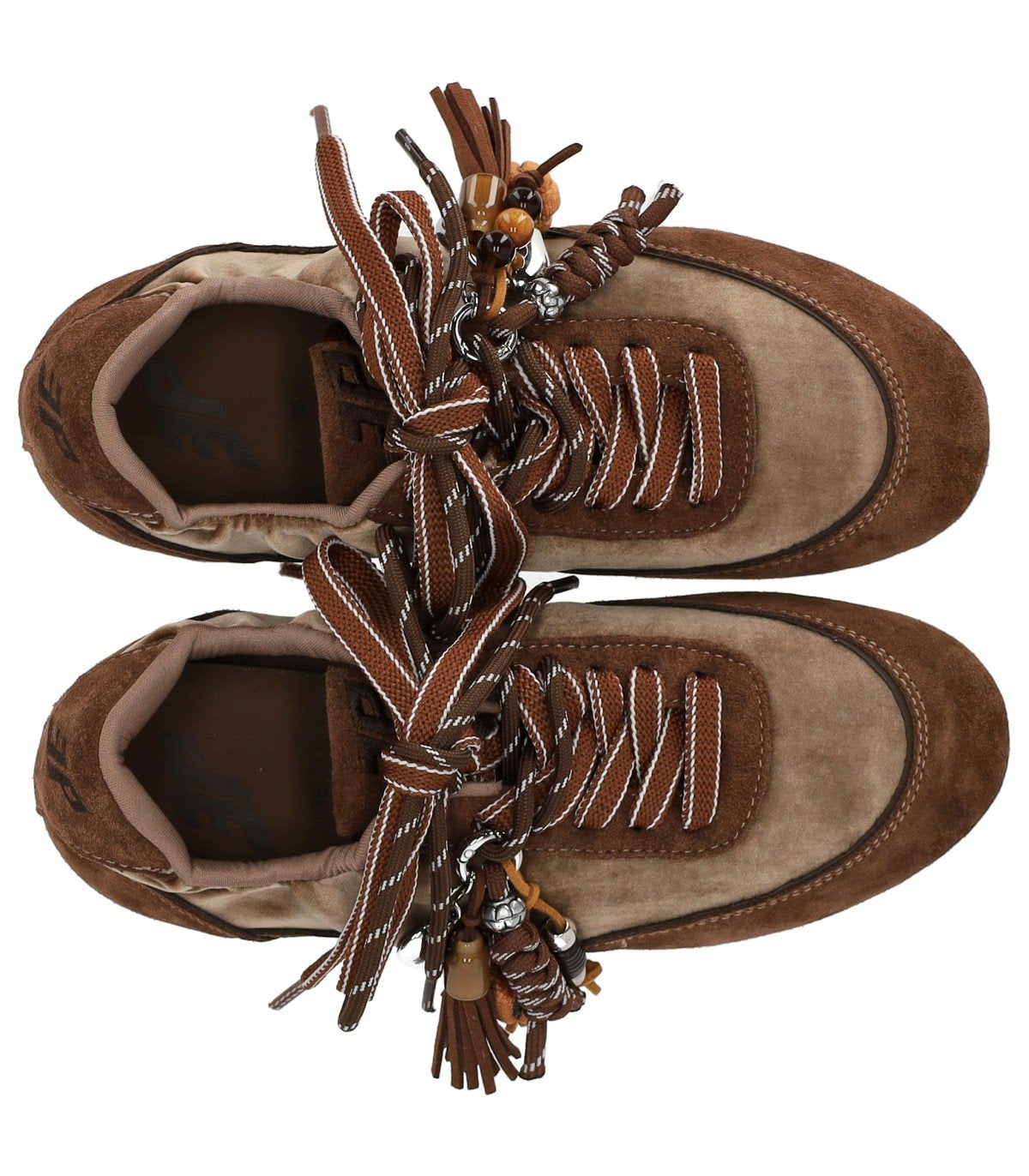 3P BALLET SAMT BRAUNER SNEAKER