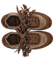 3P BALLET SAMT BRAUNER SNEAKER