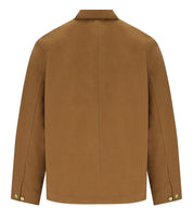 CARHARTT WIP MICHIGAN ARTIFICIAL SUEDE HAMILTON BROWN COAT