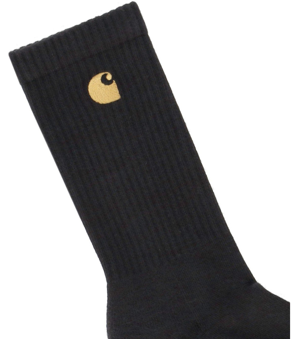 CARHARTT WIP CHASE BLACK SOCKS