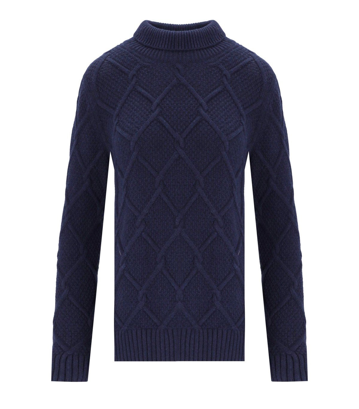 PULL À COL ROULÉ BURNE ROLL BLEU BARBOUR
