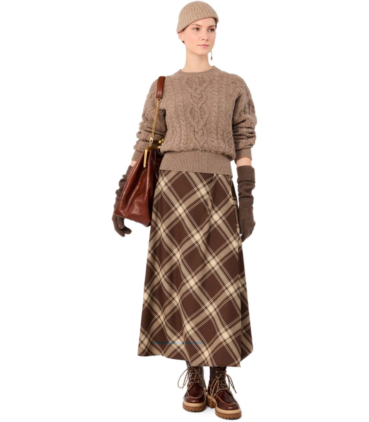 MAX MARA WEEKEND LANOSO BRAUN WICKELROCK