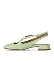A.BOCCA TWO FOR LOVE HELLGRÜNE SLINGBACK PUMPS