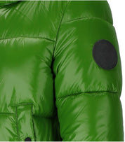 SAVE THE DUCK BIDDY GREEN HODDED PADDED JACKET