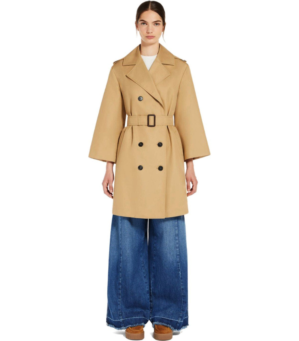 MAX MARA WEEKEND ELODIA BEIGE TRENCH