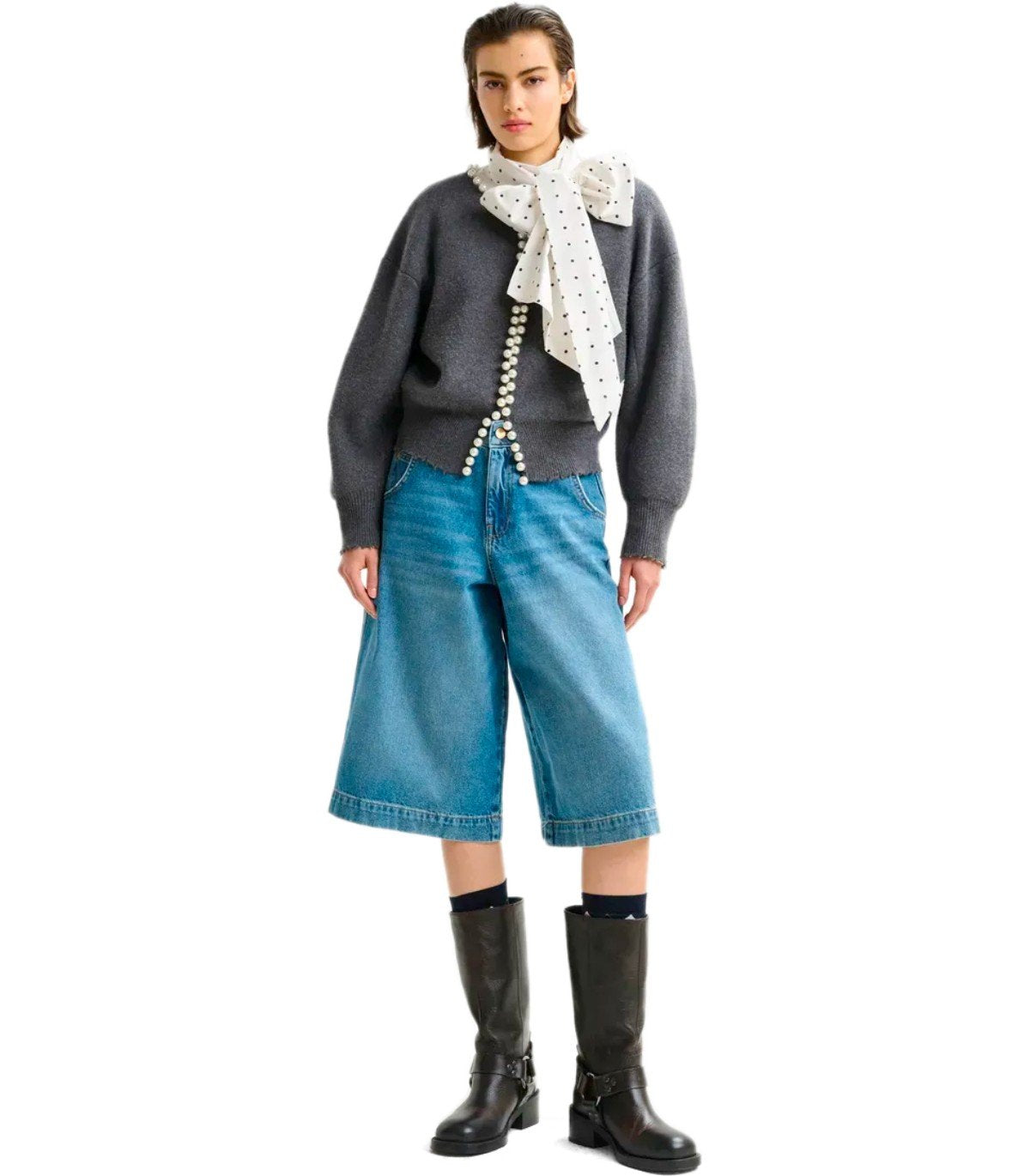 ESSENTIEL ANTWERP IDEA GRAUER CARDIGAN