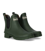 BARBOUR WILTON OLIVGRÜNE CHELSEA STIEFELETTE