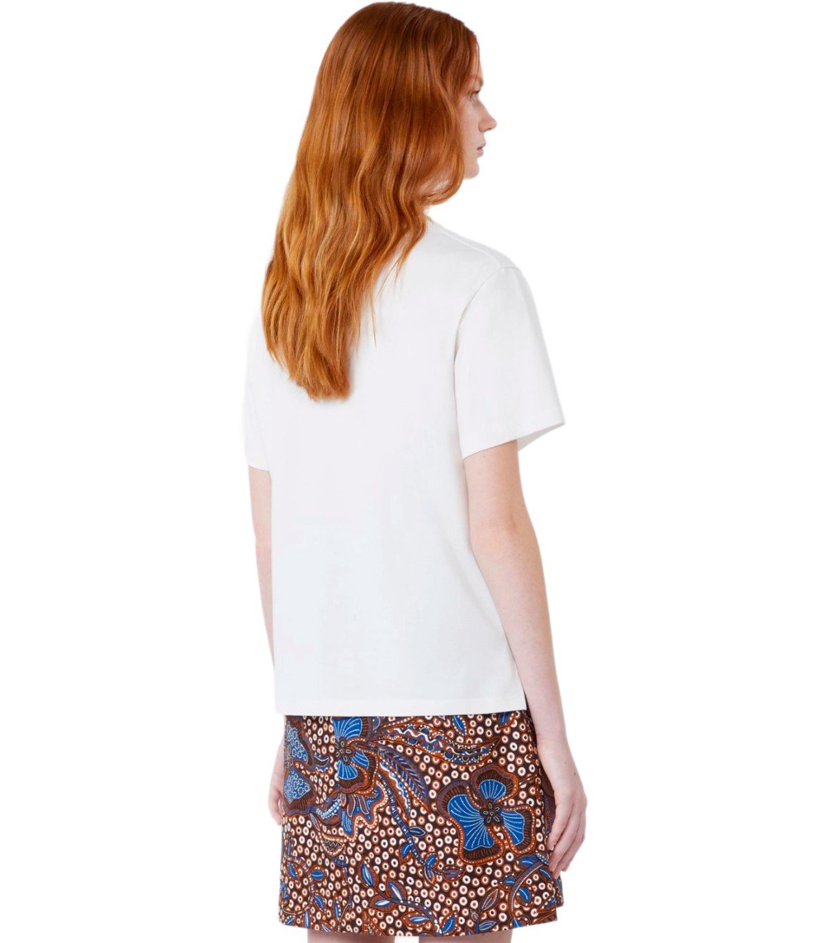 MAX MARA WEEKEND BORA WHITE T-SHIRT