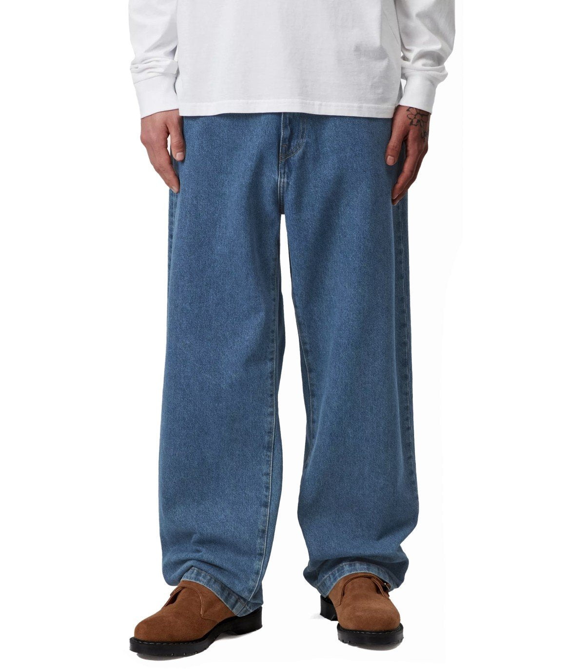 CARHARTT WIP LANDON LIGHT BLUE JEANS