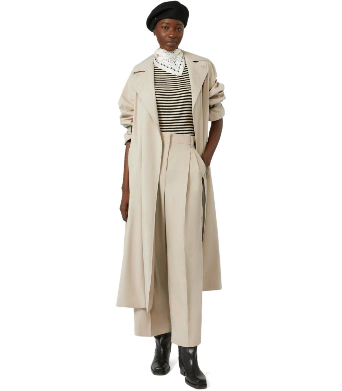 MAX MARA WEEKEND FATTO BEIGE TRENCHCOAT