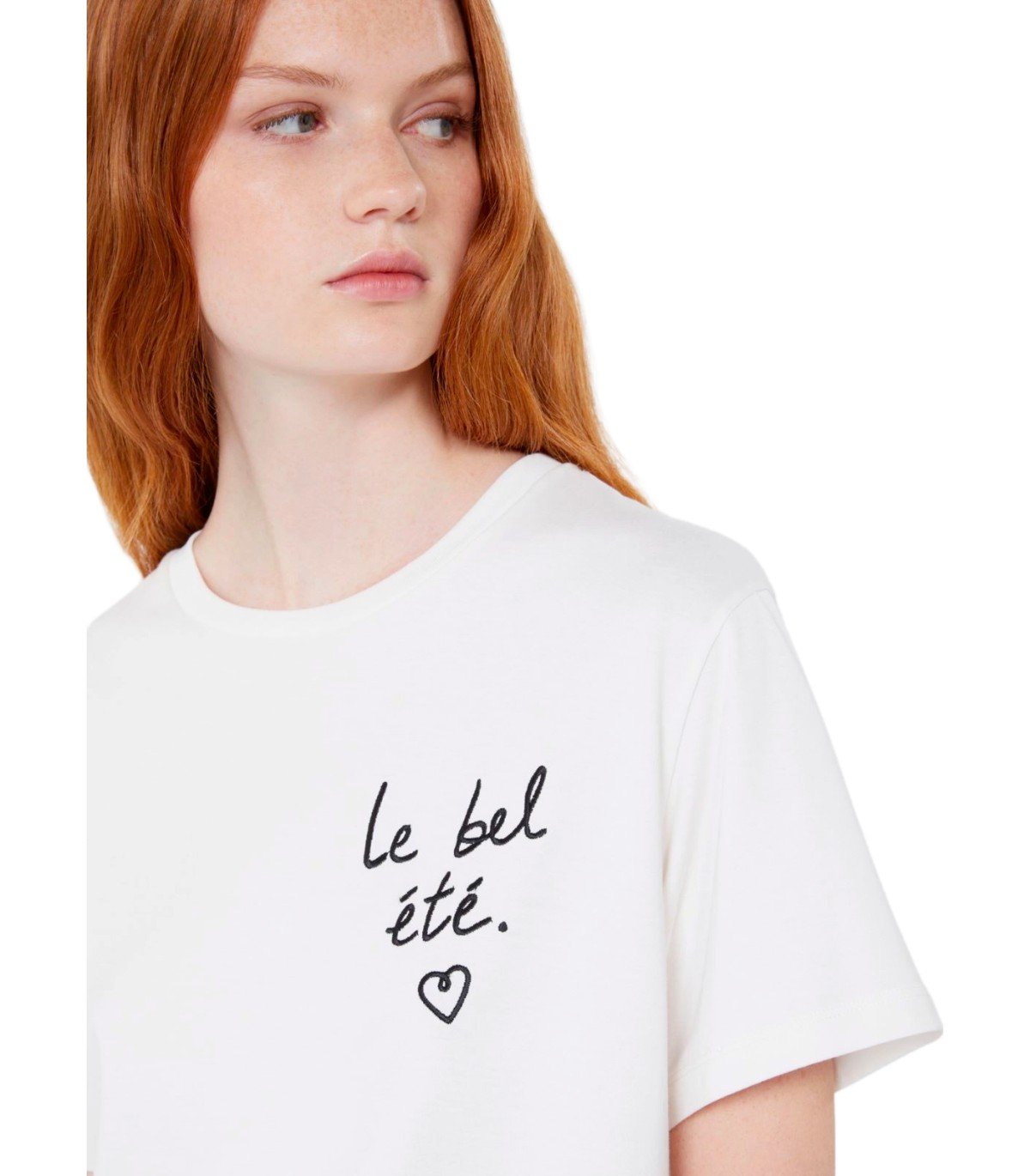 MAX MARA WEEKEND BORA WHITE T-SHIRT