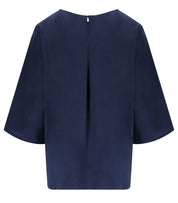MAX MARA WEEKEND FASTOSO BLUE BLOUSE