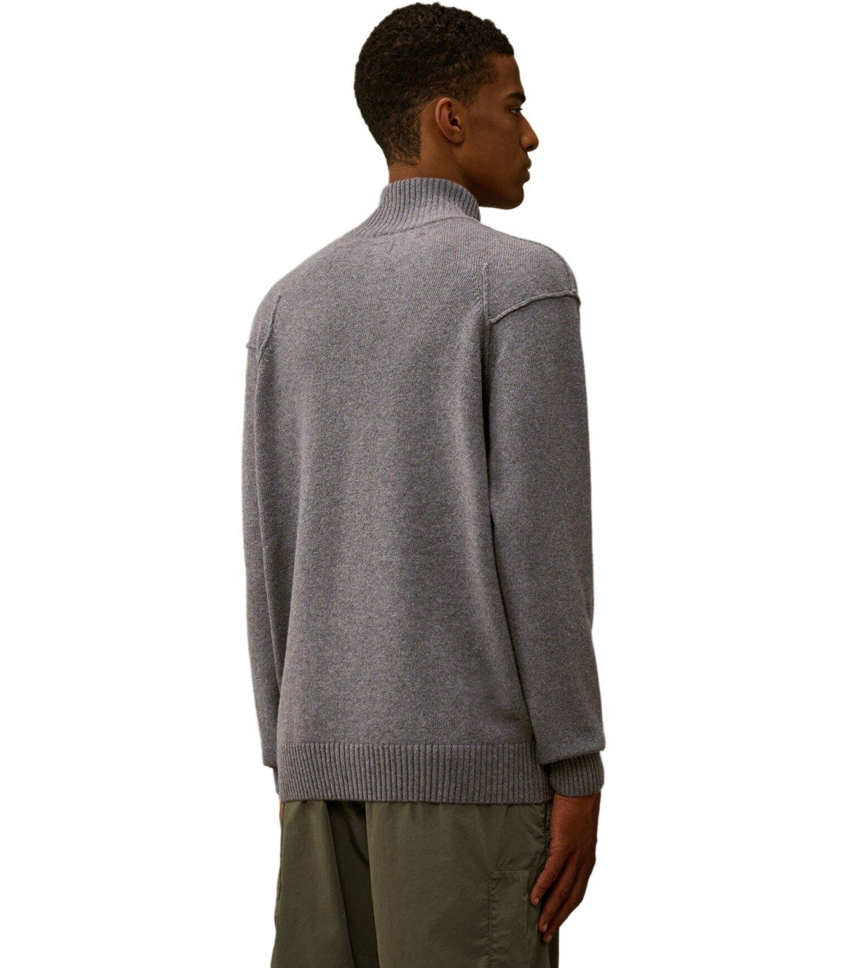 C.P. COMPANY GRS DARK SHADOW CARDIGAN