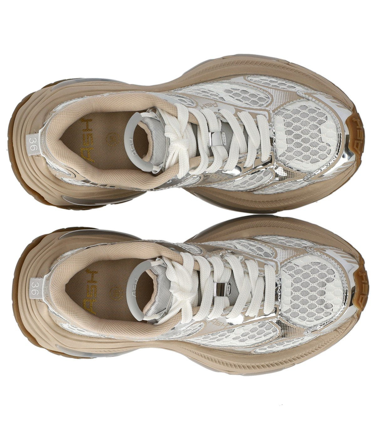 ASH DRAGON WHITE SILVER SNEAKER