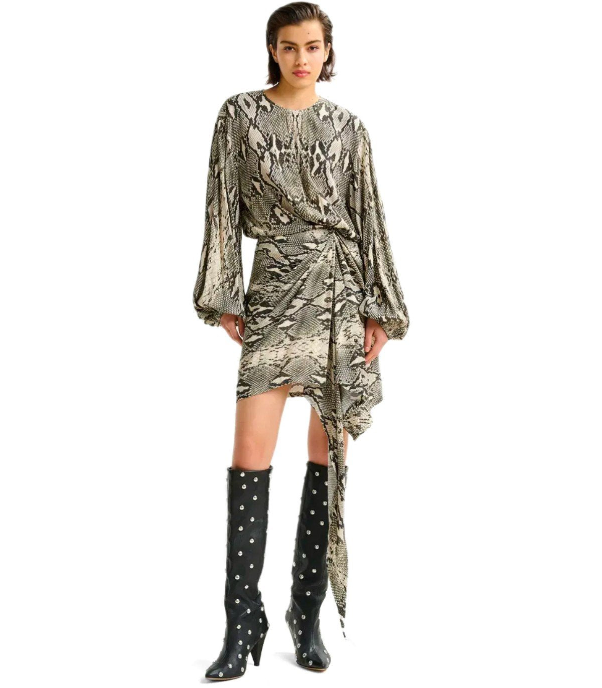 ESSENTIEL ANTWERP IFRENCH PYTHON KLEID