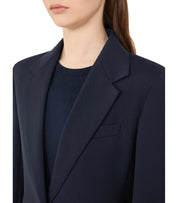 MAX MAR WEEKEND LAMINE BLAUWE JAS