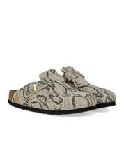 BIRKENSTOCK BOSTON SNAKE OYSTER CLOG