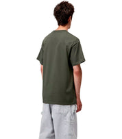CARHARTT WIP S/S SCRIPT EMBROIDERY LEAF T-SHIRT